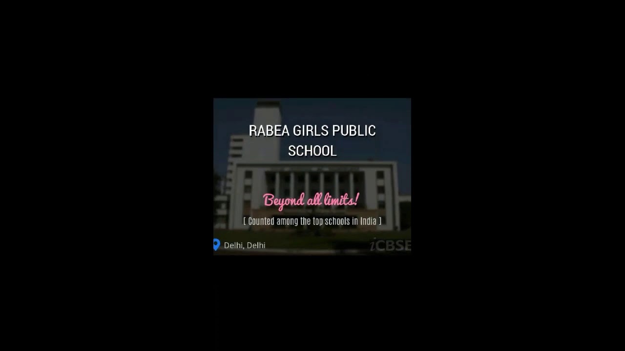 Rabea girls public school.. (delhi)@IFT #Naziya Tahsin