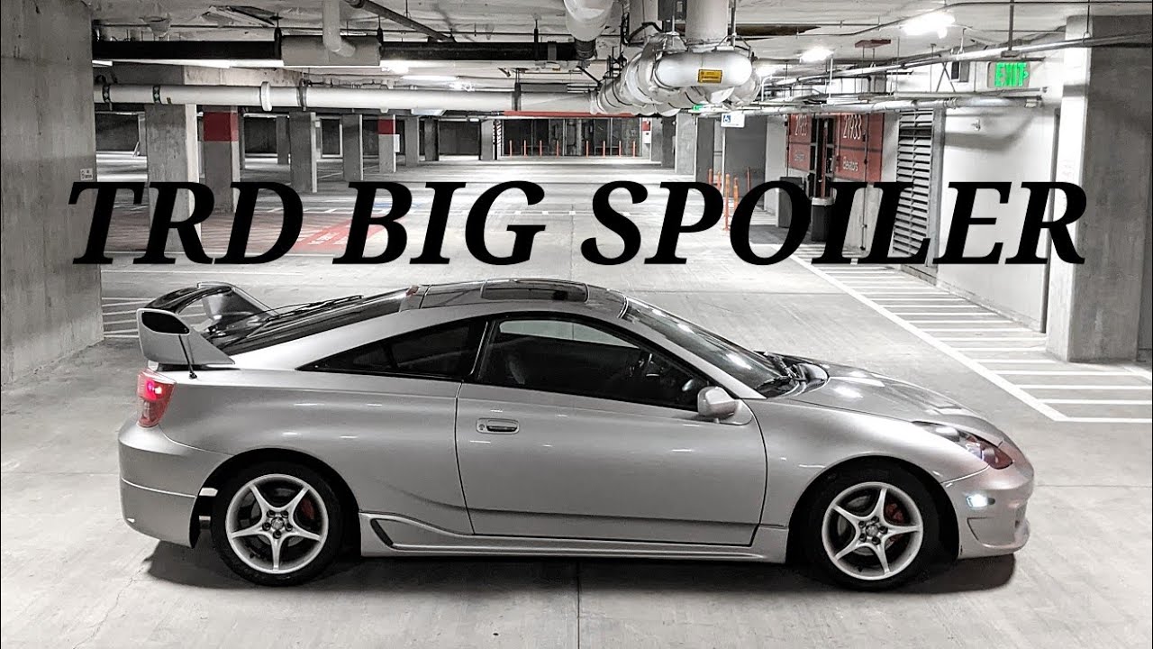 MITCH DORE | How To Install 00-05 Toyota Celica TRD SPOILER!!