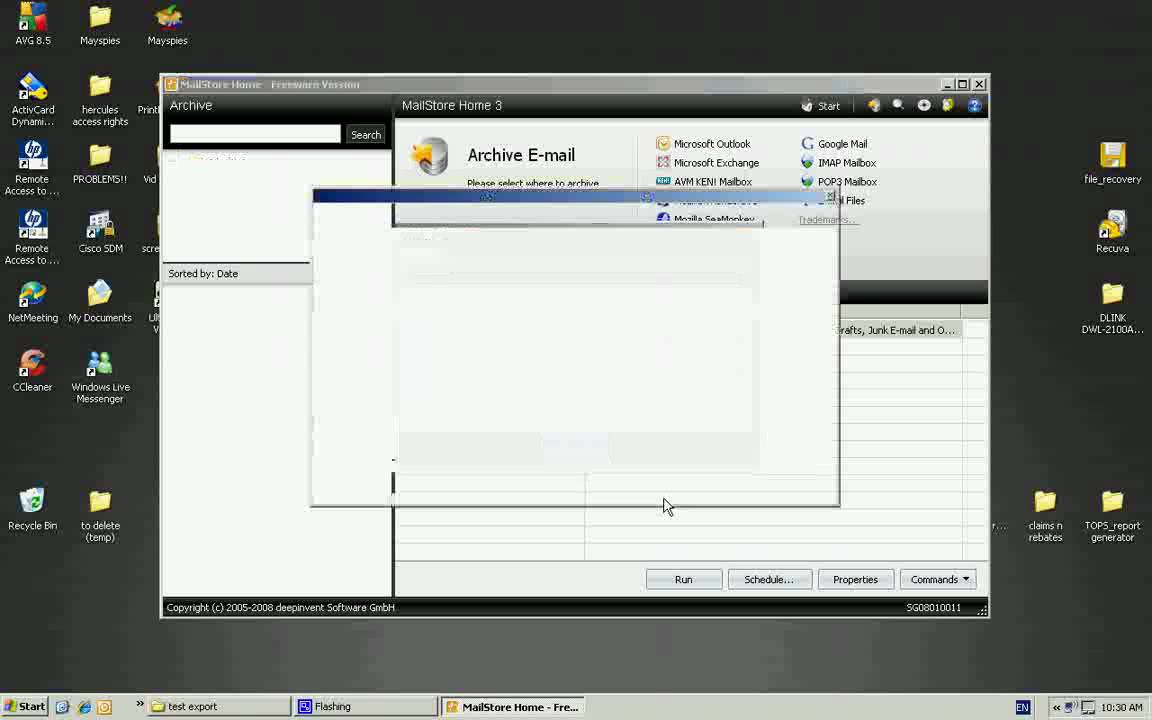 archive Outlook emails using Mailstore