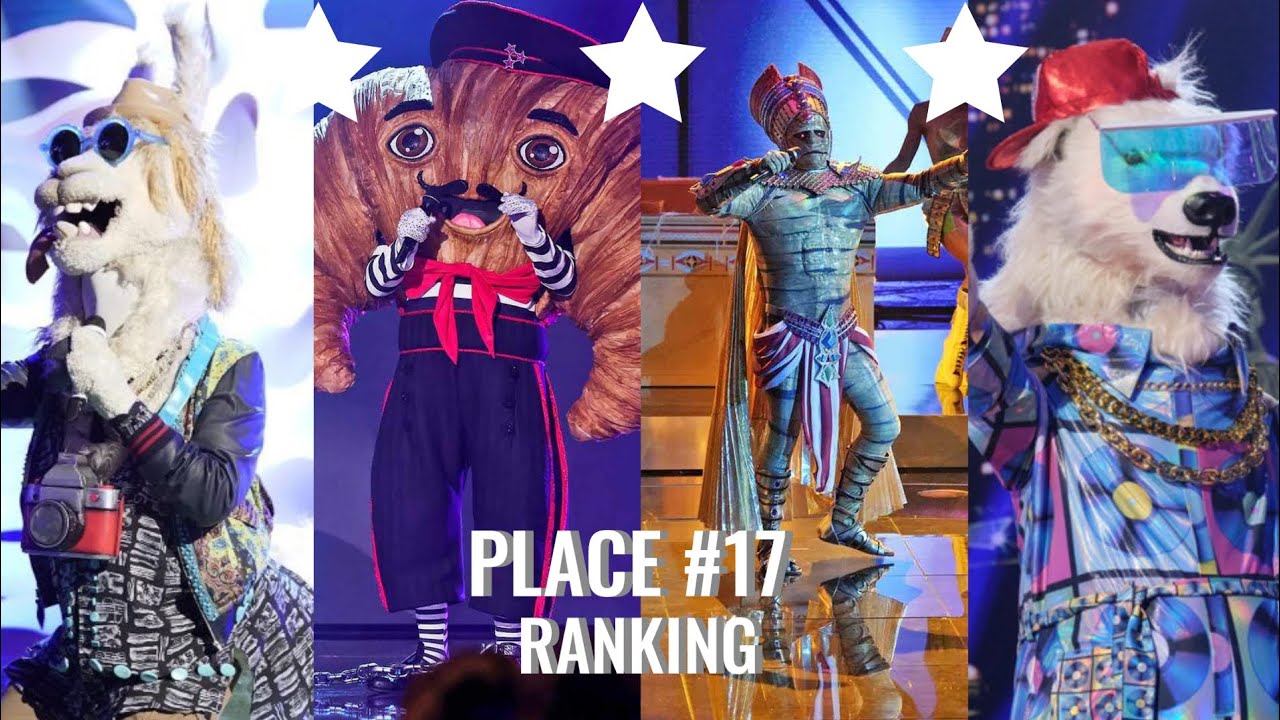 Ranking | Place #17 | The masked singer USA