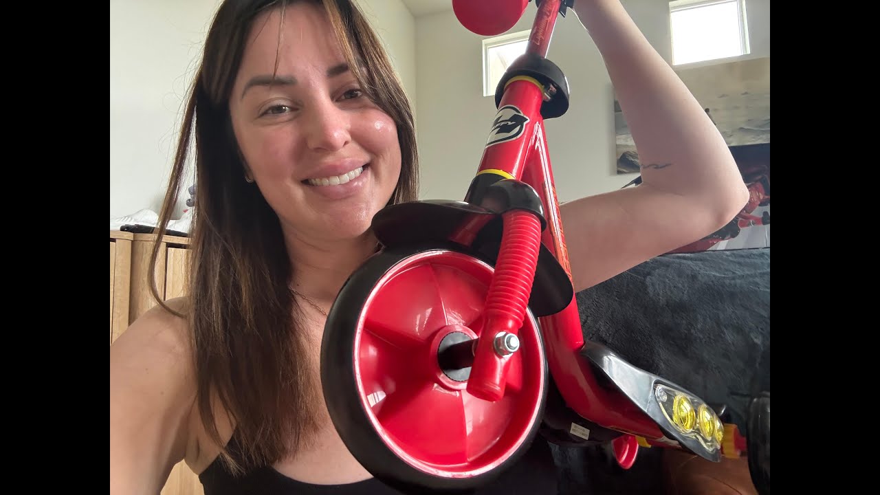 Put together the Disney Cars Scooter with me