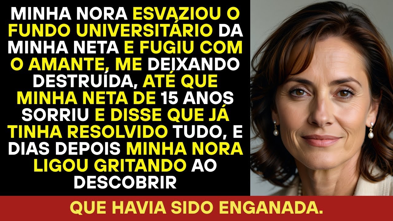 Minha nora desviou a poupança universitária da neta; aos 15, ela foi mais esperta.