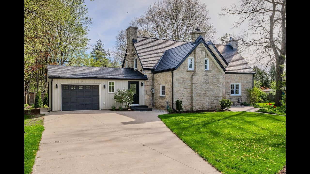 75 Chalmers St, Elora |  Extensively Rebuilt 1934 Quarry Stone Home