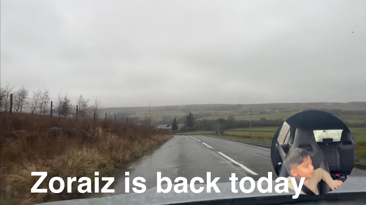Zoraiz and I went for a drive after a nice haircut 😊👦