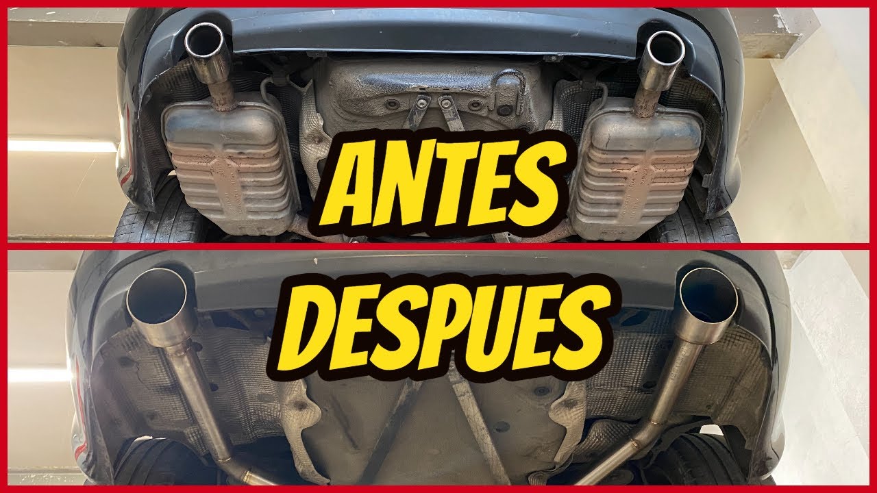 ANULAMOS SILENCIOSO DE LA LINEA DE ESCAPE Y SUENA ASI DE DEPORTIVO AUDI A4 V6