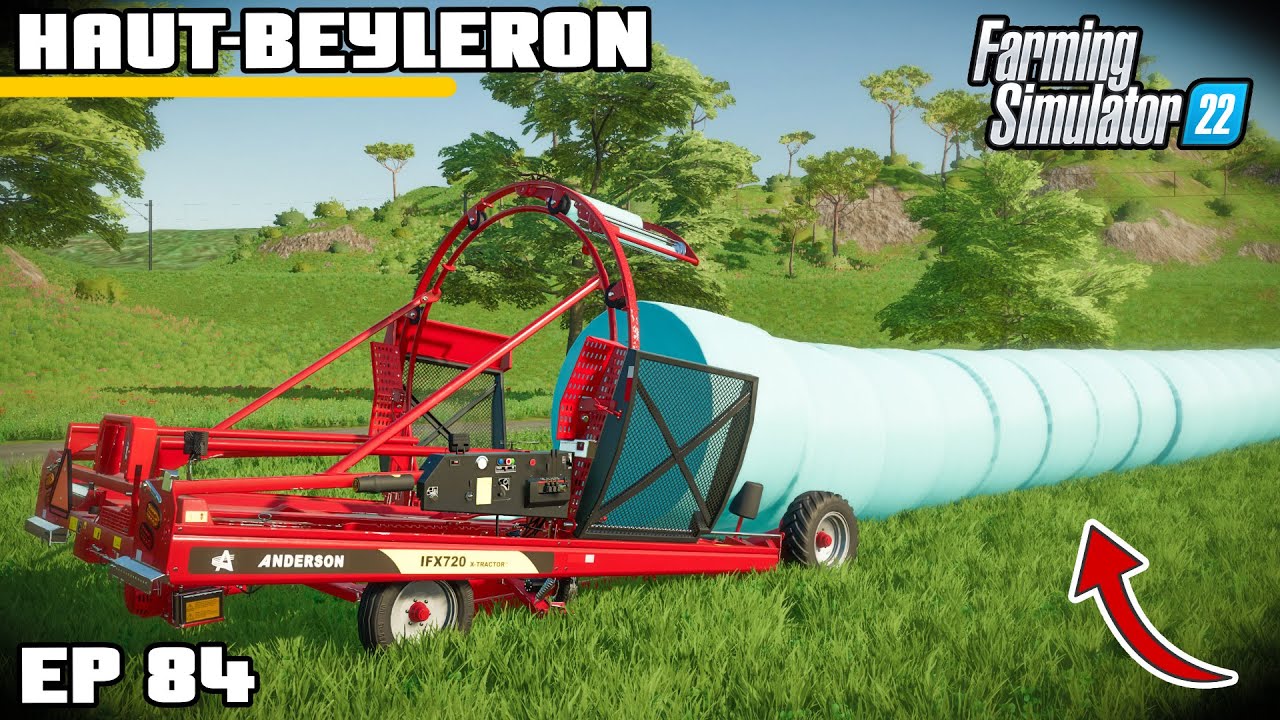 BEHOLD! THE SILAGE SAUSAGE | Farming Simulator 22 - Haut-Beyleron | Episode 84