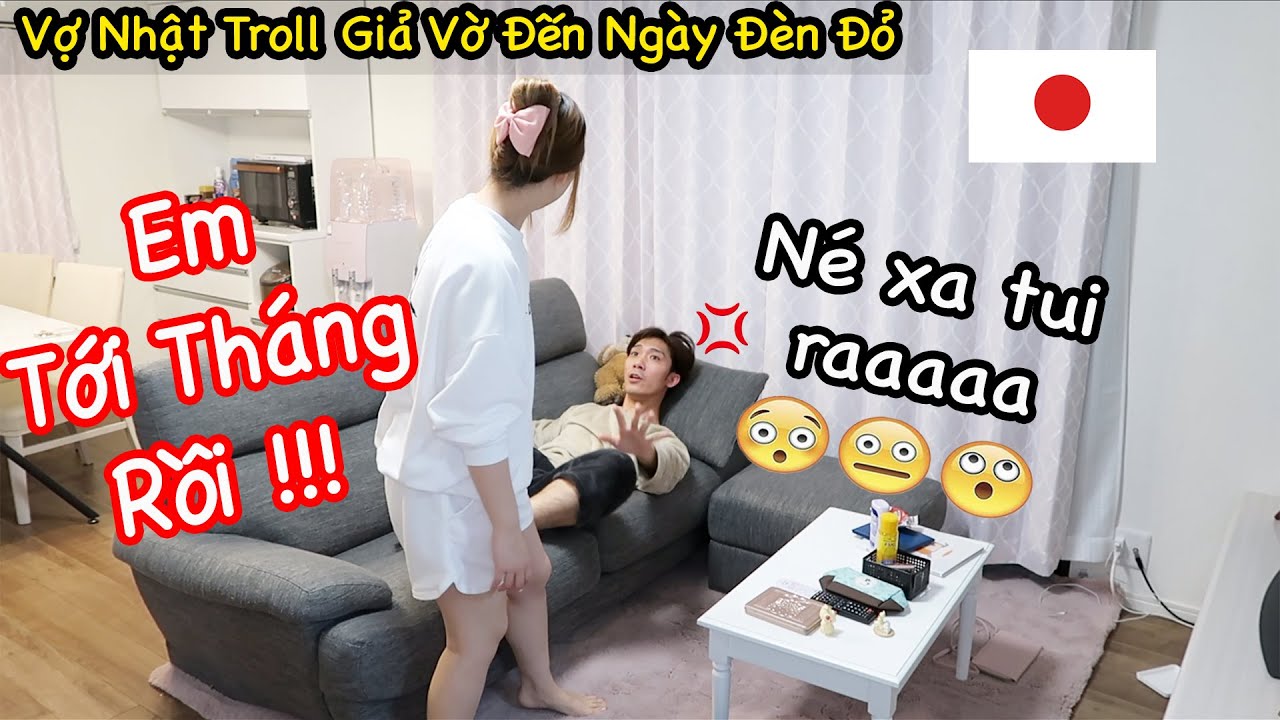 Troll Chồng Việt | Megumi Giả Vờ Đến Tháng Ngày Đèn Đỏ 