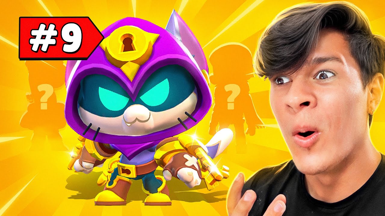 JOGUEI com o TOP NO SKILL BRAWLERS