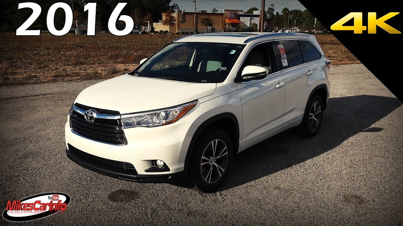 👉 2016 Toyota Highlander XLE - Ultimate In-Depth Look in 4K