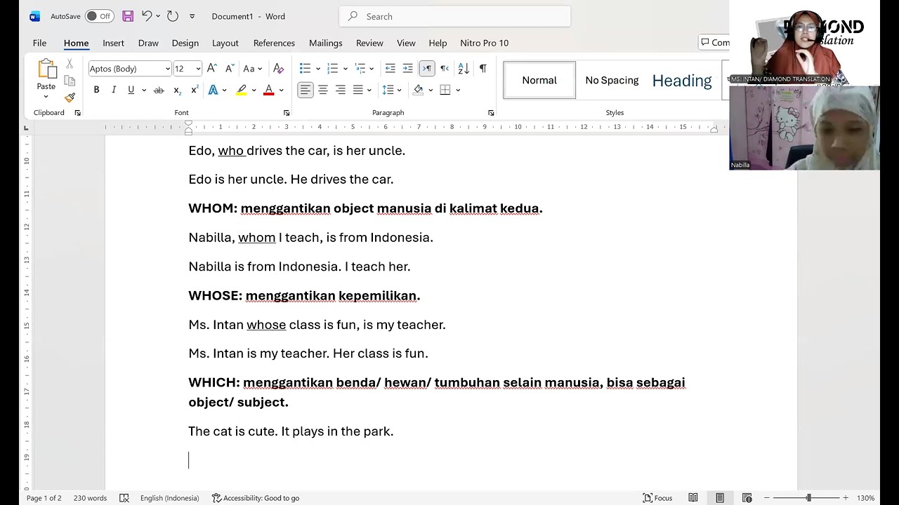 [LESSON CLIP] GENERAL ENGLISH KIDS (RELATIVE PRONOUNS)
