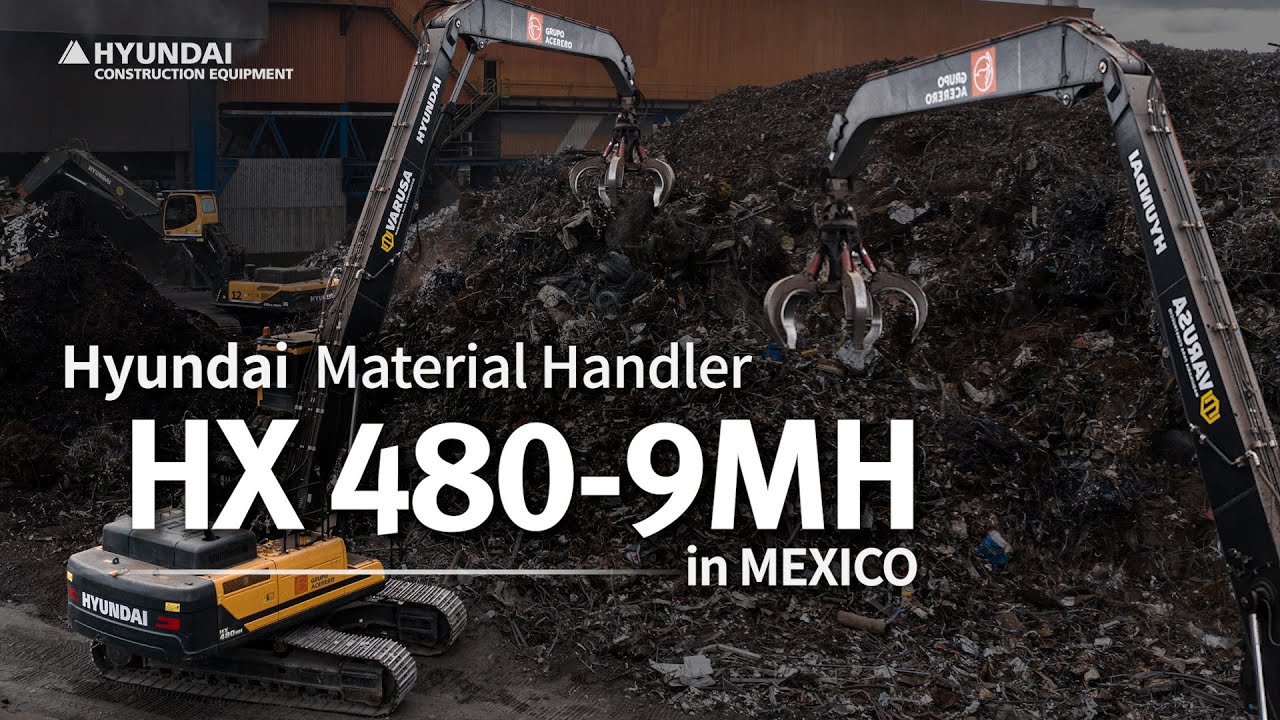 The heaviest Material Handler, HX480-9MH