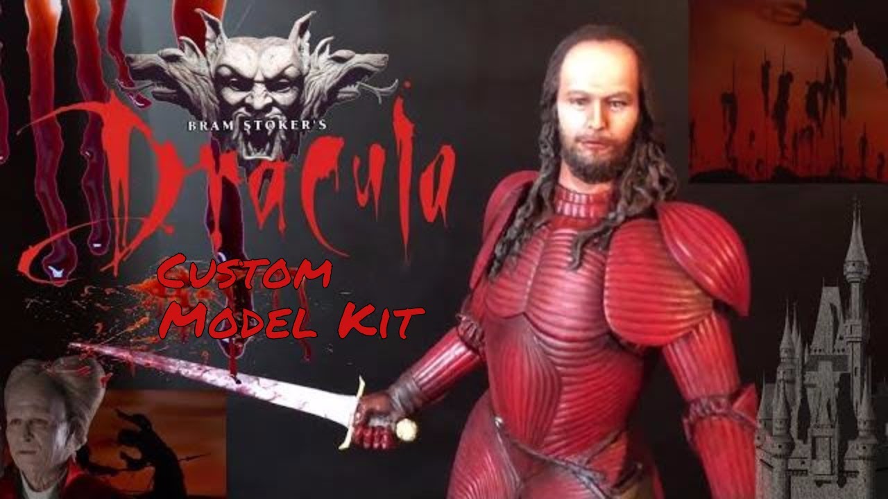 1992 Dracula Horizon Model Kit Figure Bloody Sword Helmet Cross Battle Version