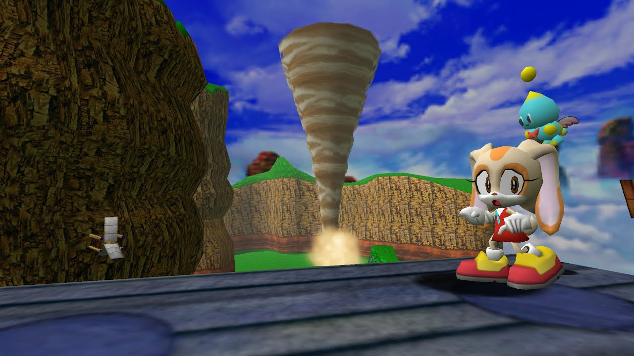 SADX mods – Cream the Rabbit (Dreamcast Style) story with AutoDemo Windy Valley