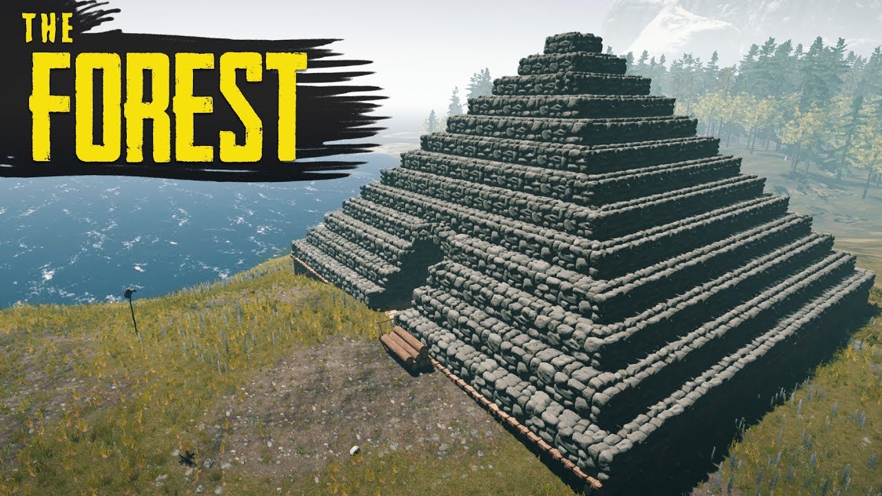 THE PYRAMID IS DONE! The Forest Hard Survival S3 Episode 50