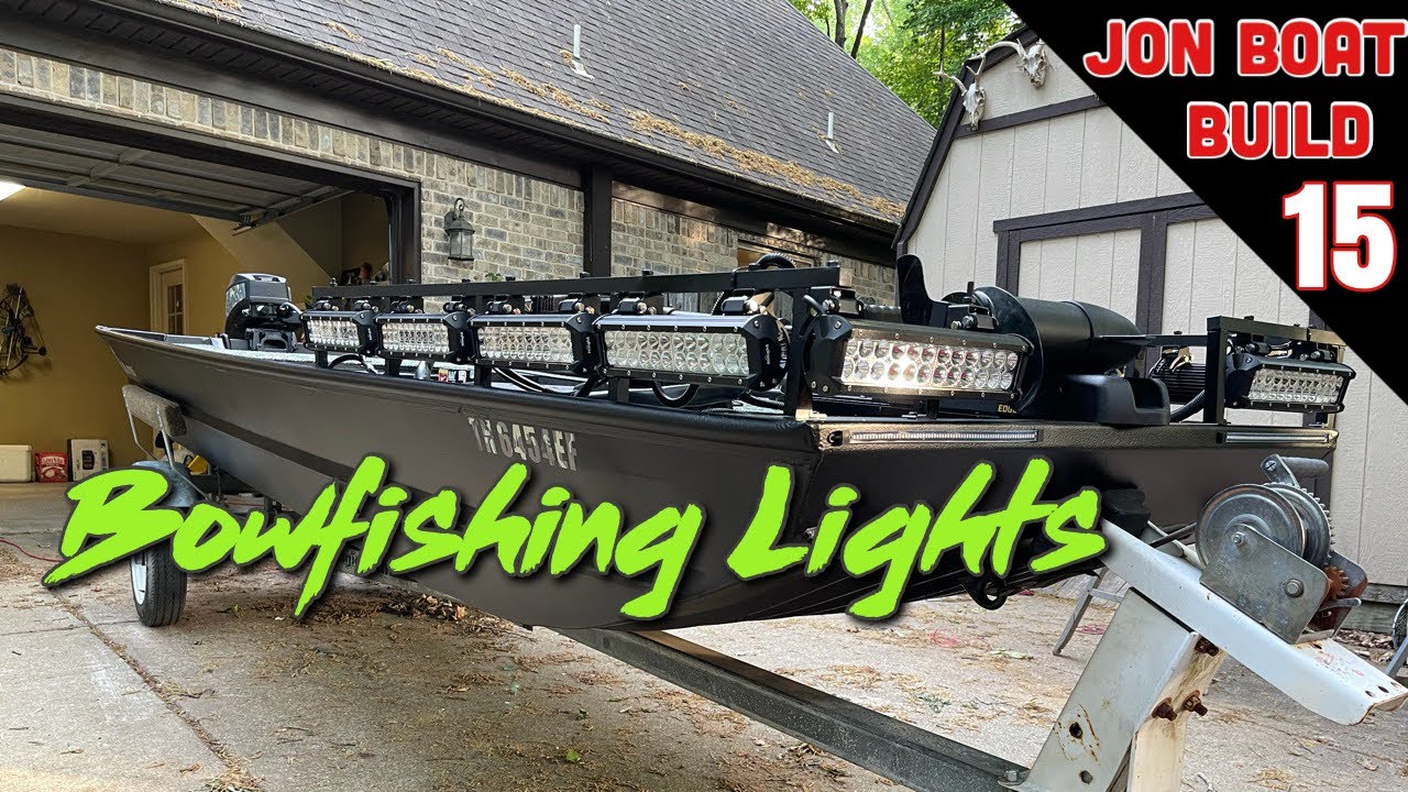 Bowfishing Lights and Bracket for a Jon Boat | Jon Boat Build