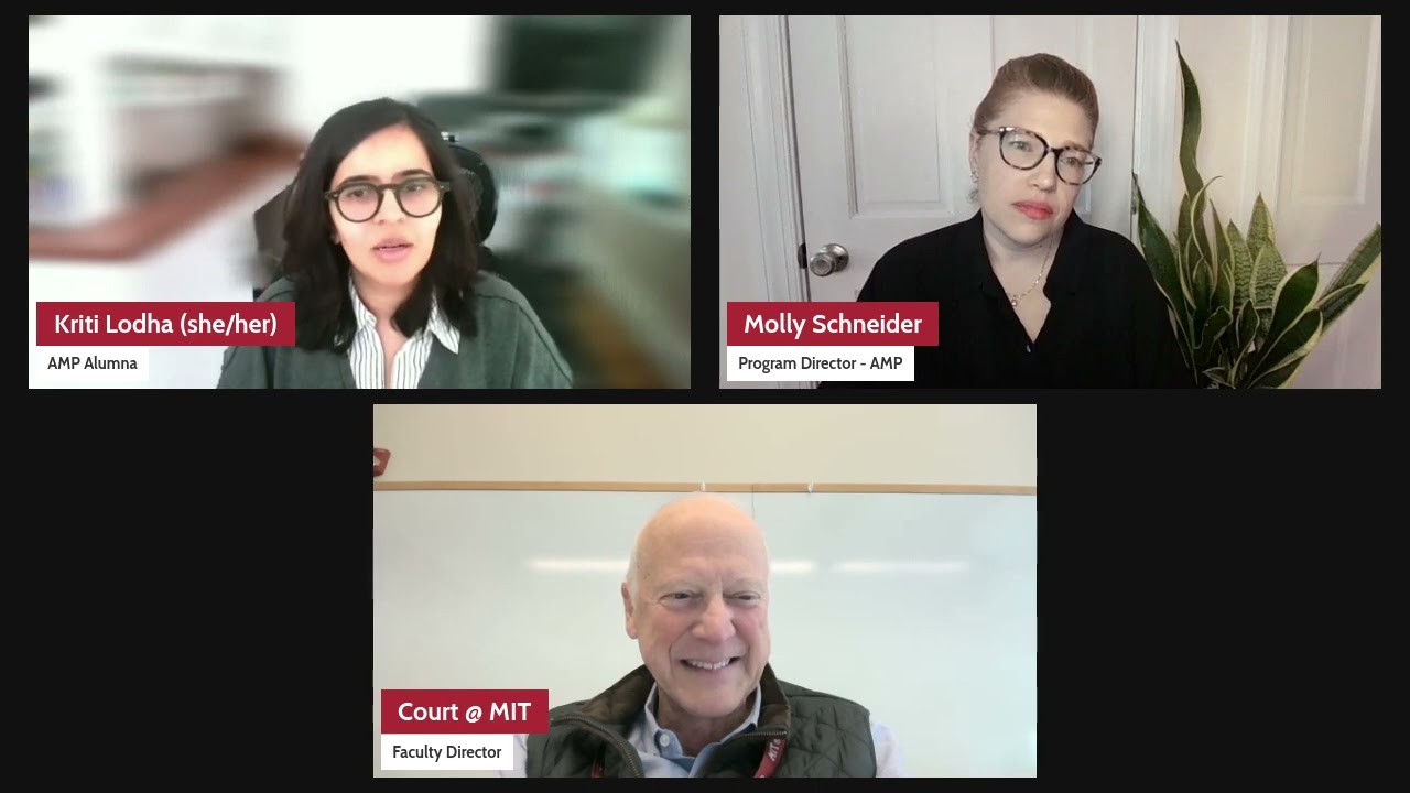 MIT Advanced Management Program (AMP) 2025 Info Session