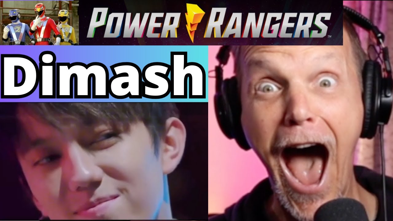 Pro Singer First time hearing Go Go Power Rangers Song by Dimash Kudaibergen