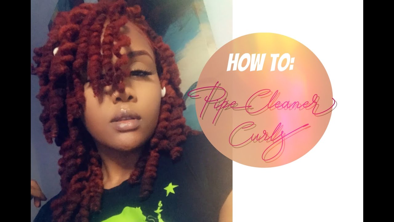 HOW TO: Pipe cleaner curls on thick locs