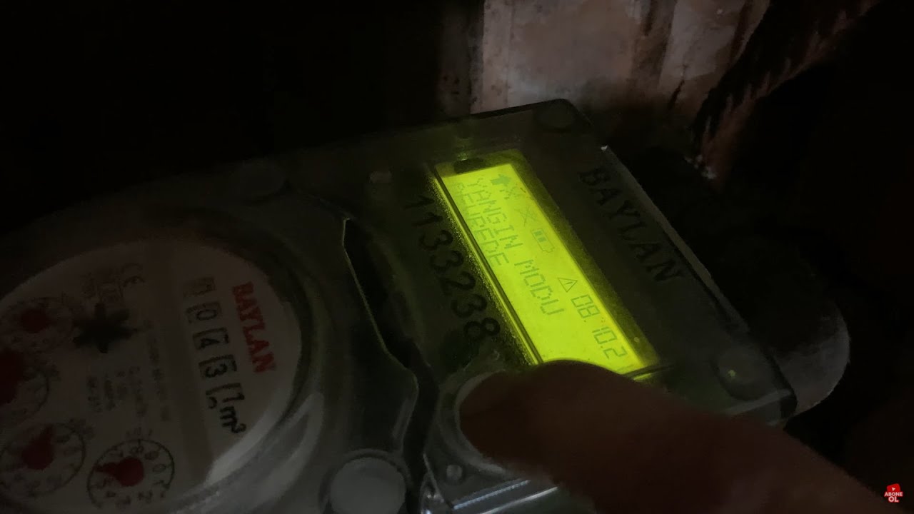 Akıllı Su Sayacında Kredi Biterse Vana Nasıl A&ccedil;ılır | Yangın Modu
