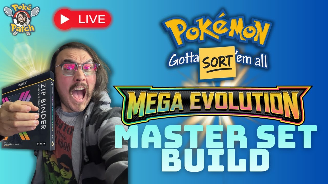 Building My MEGA EVOLUTION Master Set LIVE! 🔥
