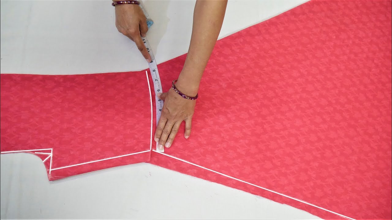Umbrella Suit/Gown Cutting (Step By Step) In Easy Way