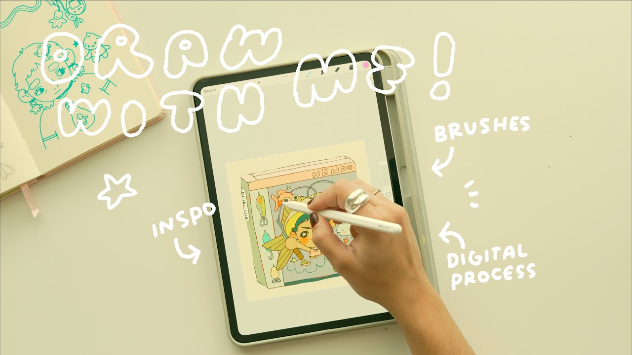 how i digitally illustrate on procreate: 2025 edition (˶ᵔ ᵕ ᵔ˶)