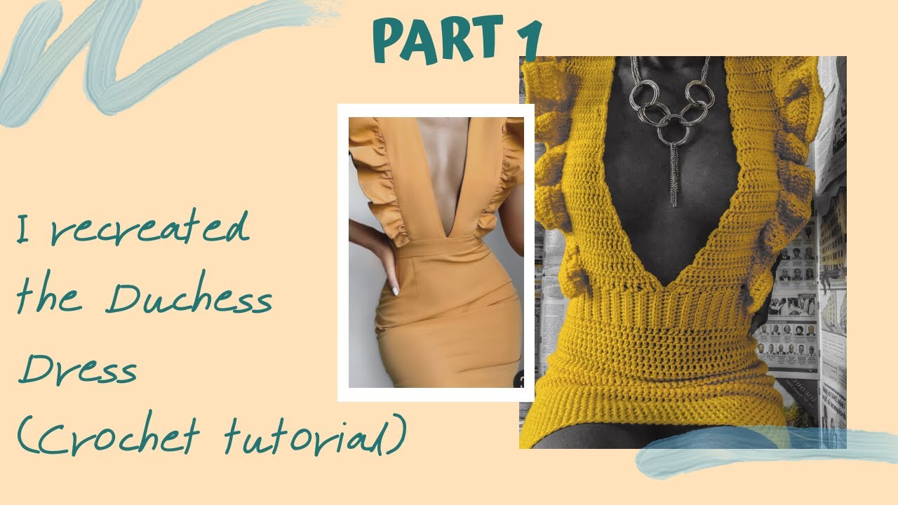 Crochet Duchess Dress | Easy Beginner Friendly | Party Dress | Tutorial