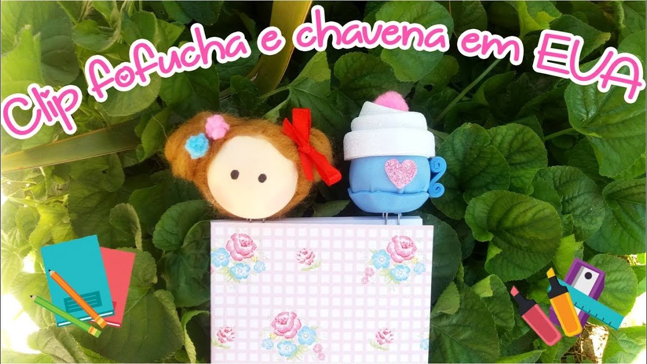 Clip fofucha e chávena em EVA / Fofucha and cup clip in Foam