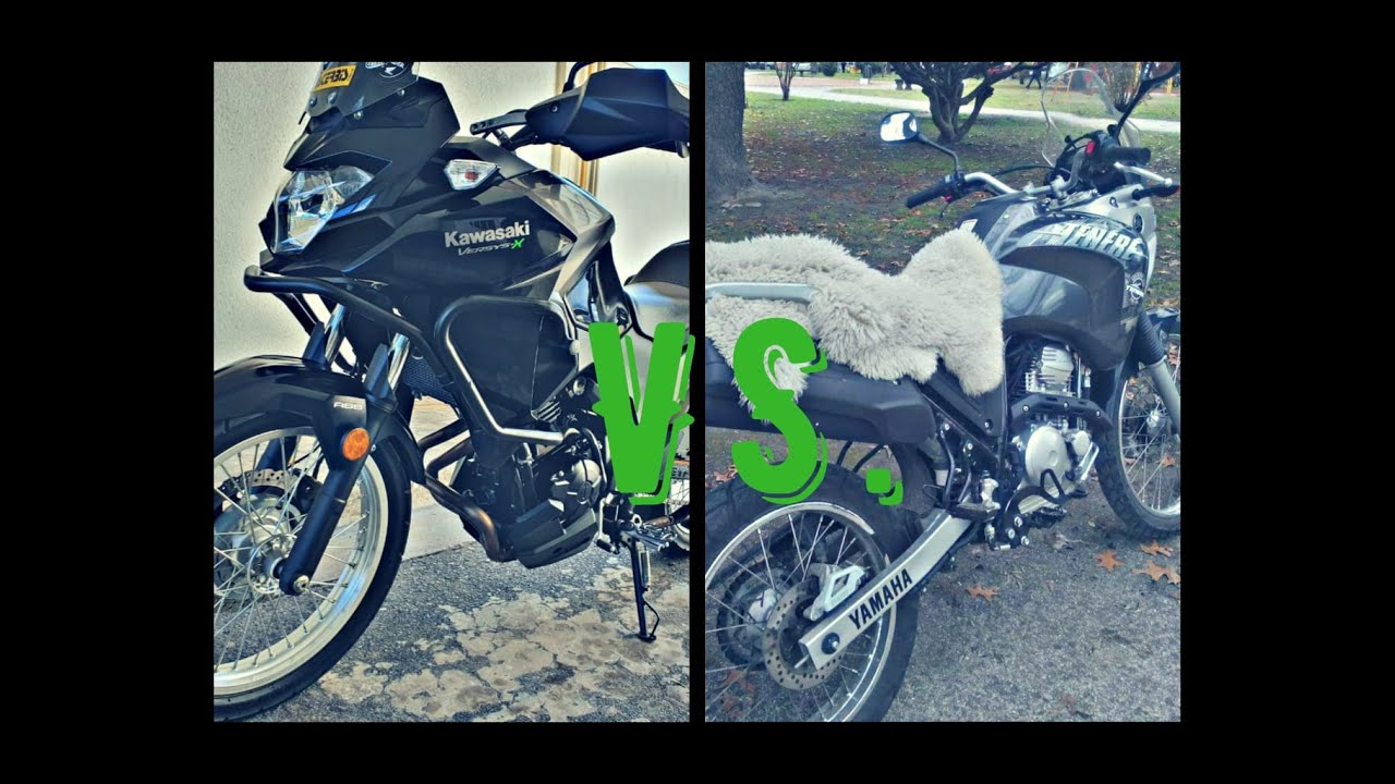Versys X300 vs. Tenere 250 - Comparativo