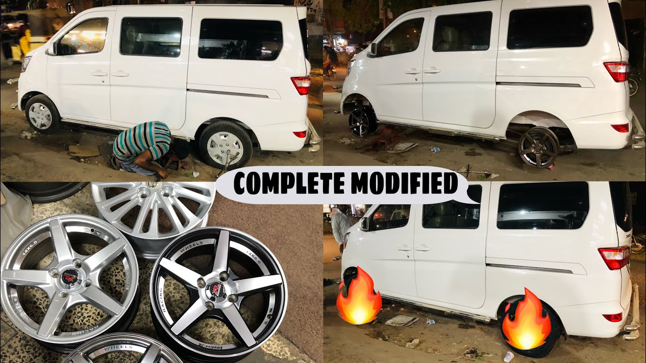 BRAND NEW ALLOY WHEELS & YOKOHAMA BLUEARTH ES32 185/65R14 COMPLETE MODIFIED CHANGAN KARVAAN 2022