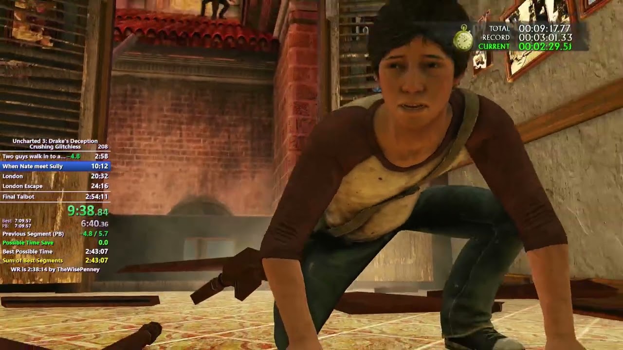Uncharted 3 Drake's Deception Crushing Speedrun for 2:53:09 (PB)