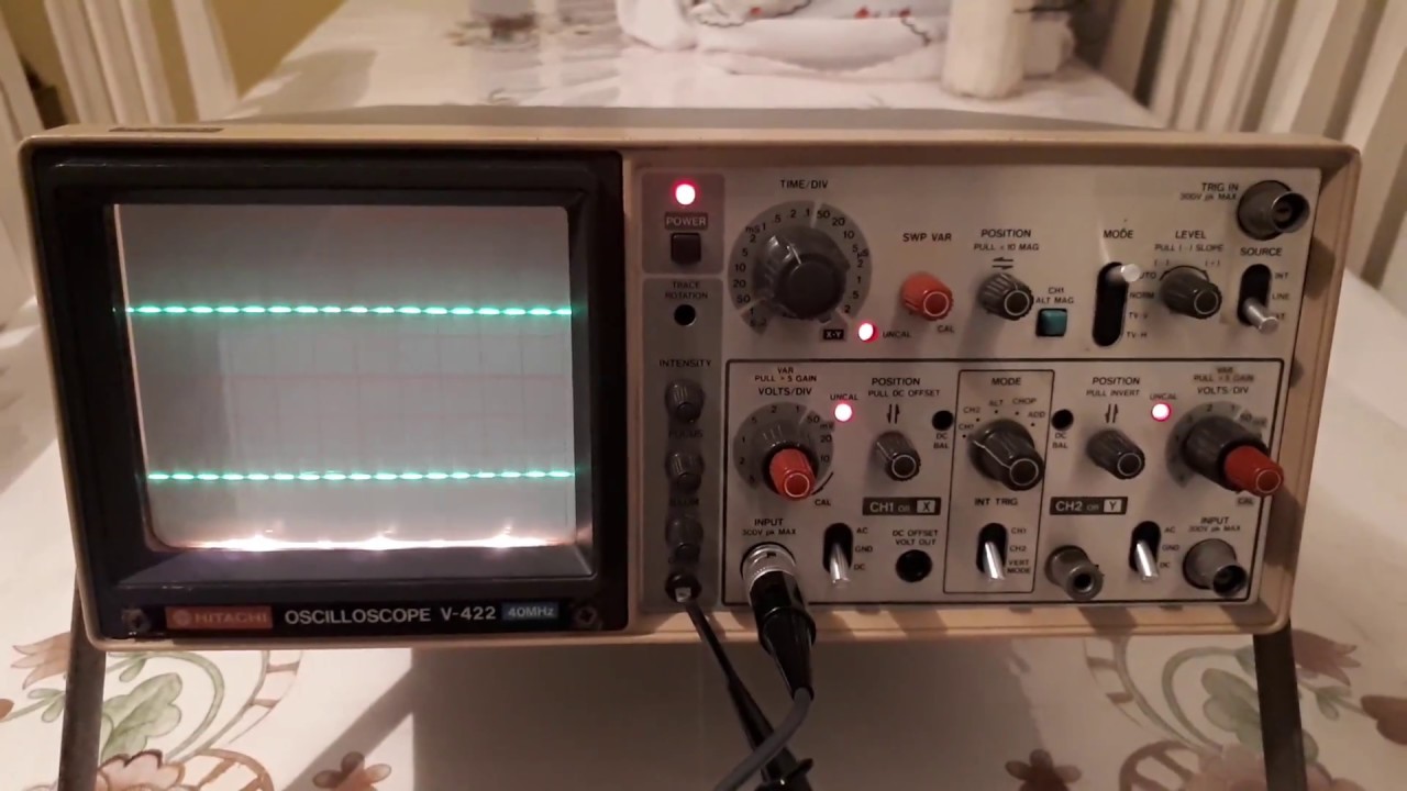 Osciloscópio Hitachi V-422 40mhz