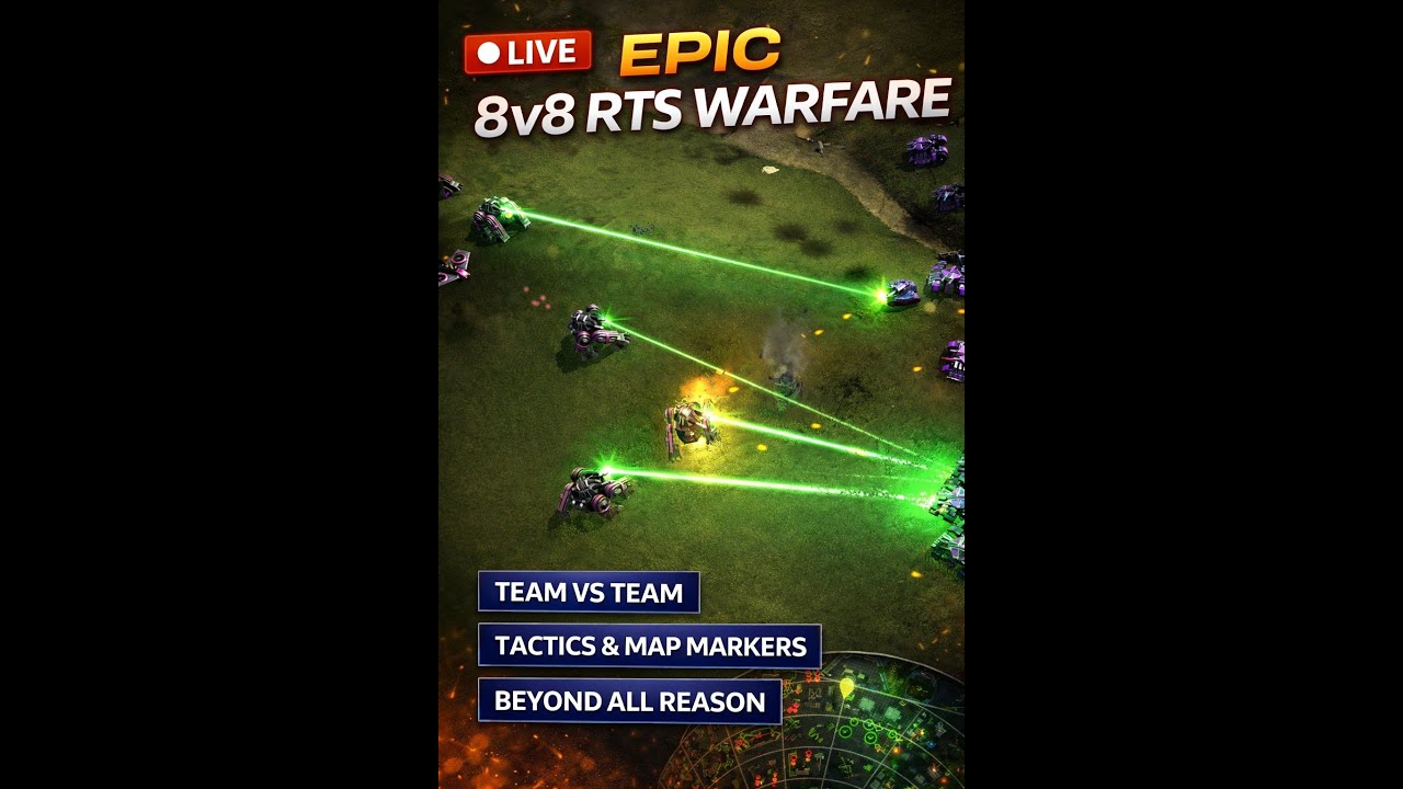 🔴 When Strategy Becomes Scale | Beyond All Reason 8v8 RTS Live