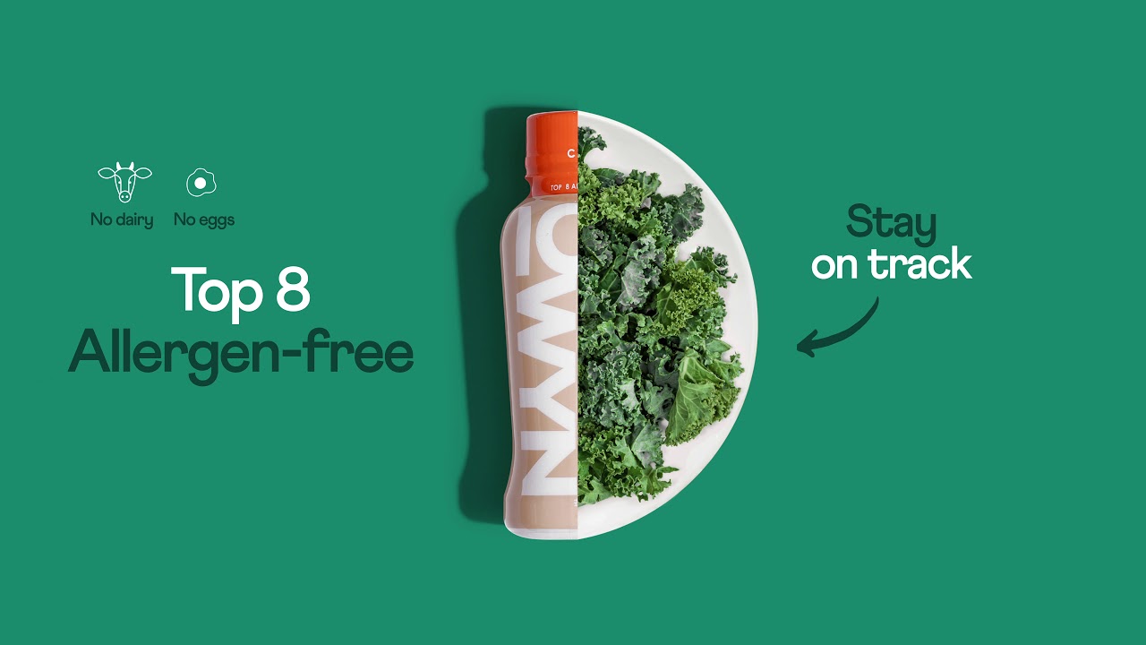 OWYN Vegan Meal Replacement Shake. 100% Certified Vegan & Gluten-Free.