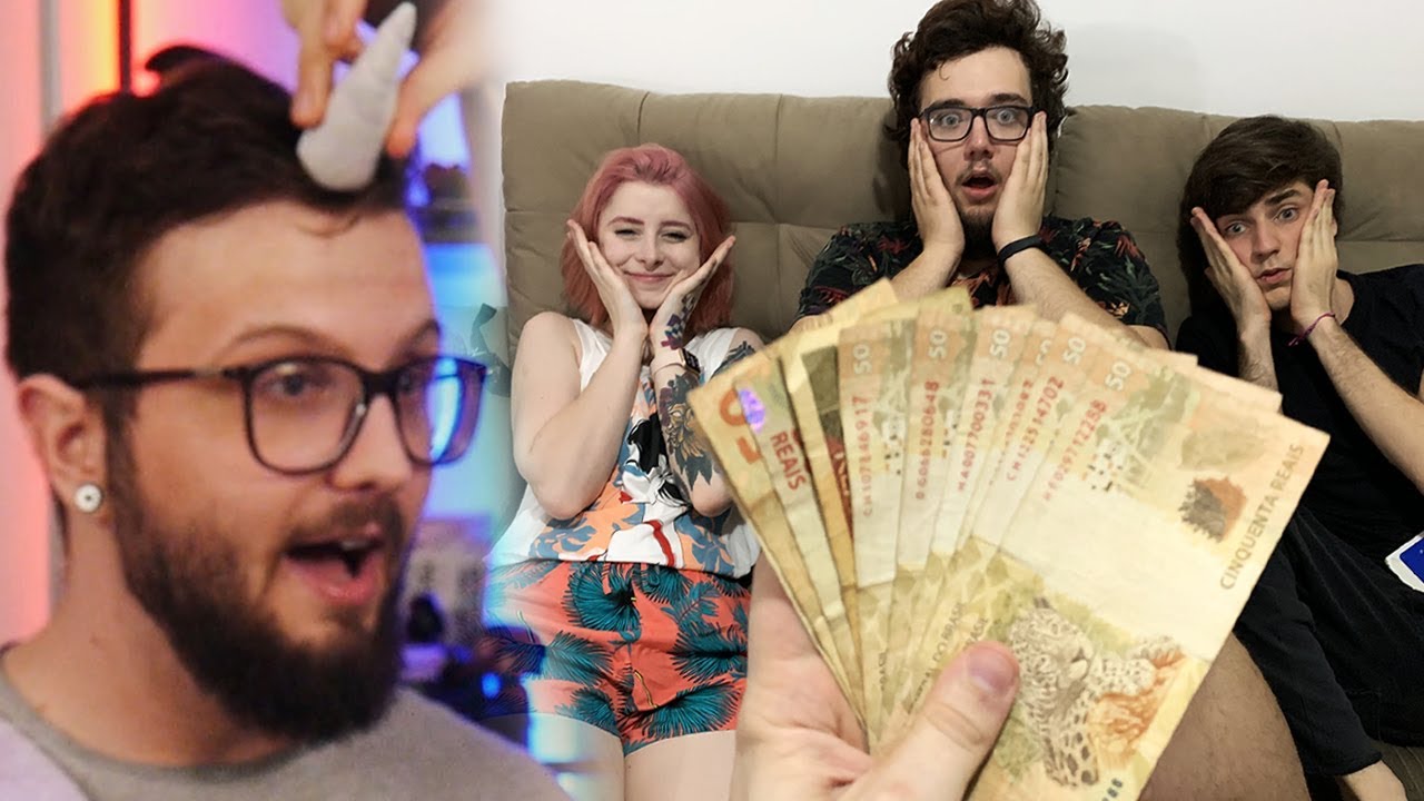 Dei R$500,00 pros Meus Amigos Comprarem o que Quiserem pra Mim