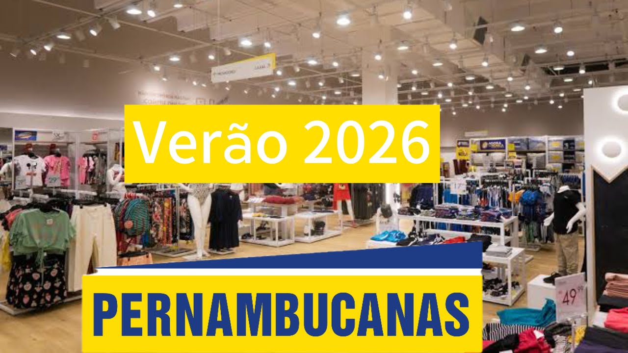 TOUR NAS LOJAS PERNAMBUCANAS  VERÃO 2026