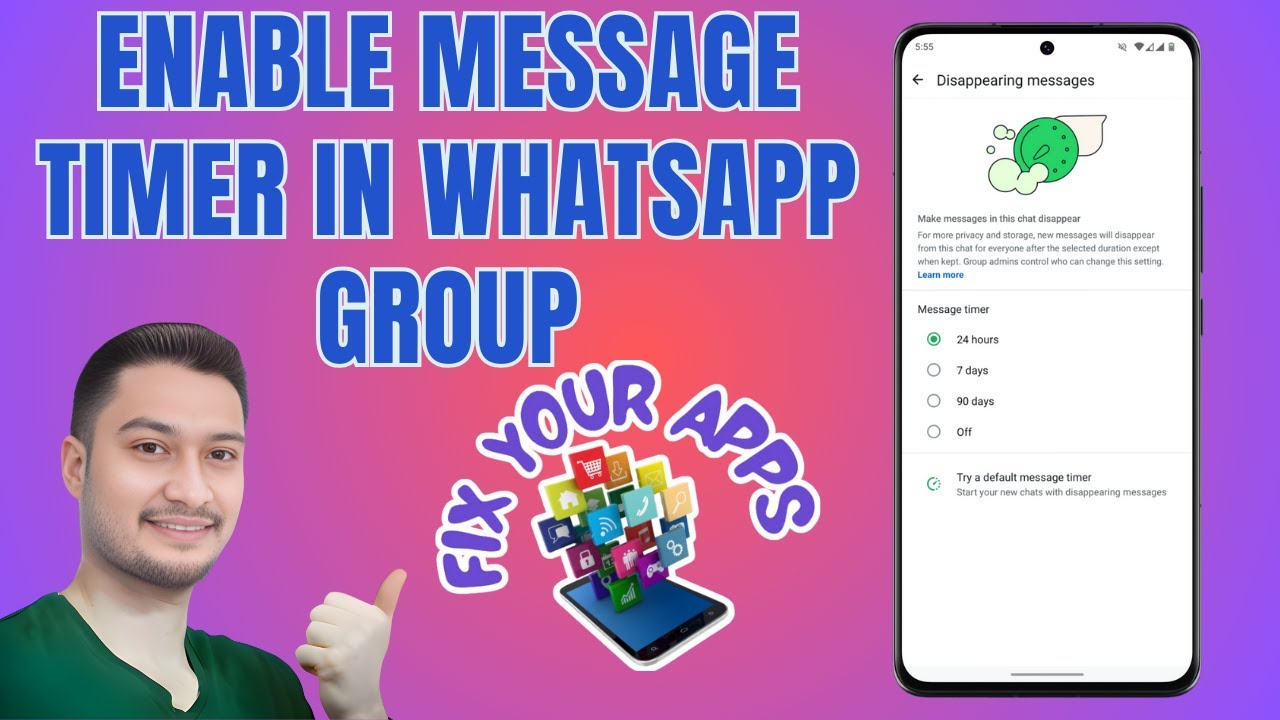 How To Enable Message Timer In WhatsApp Group