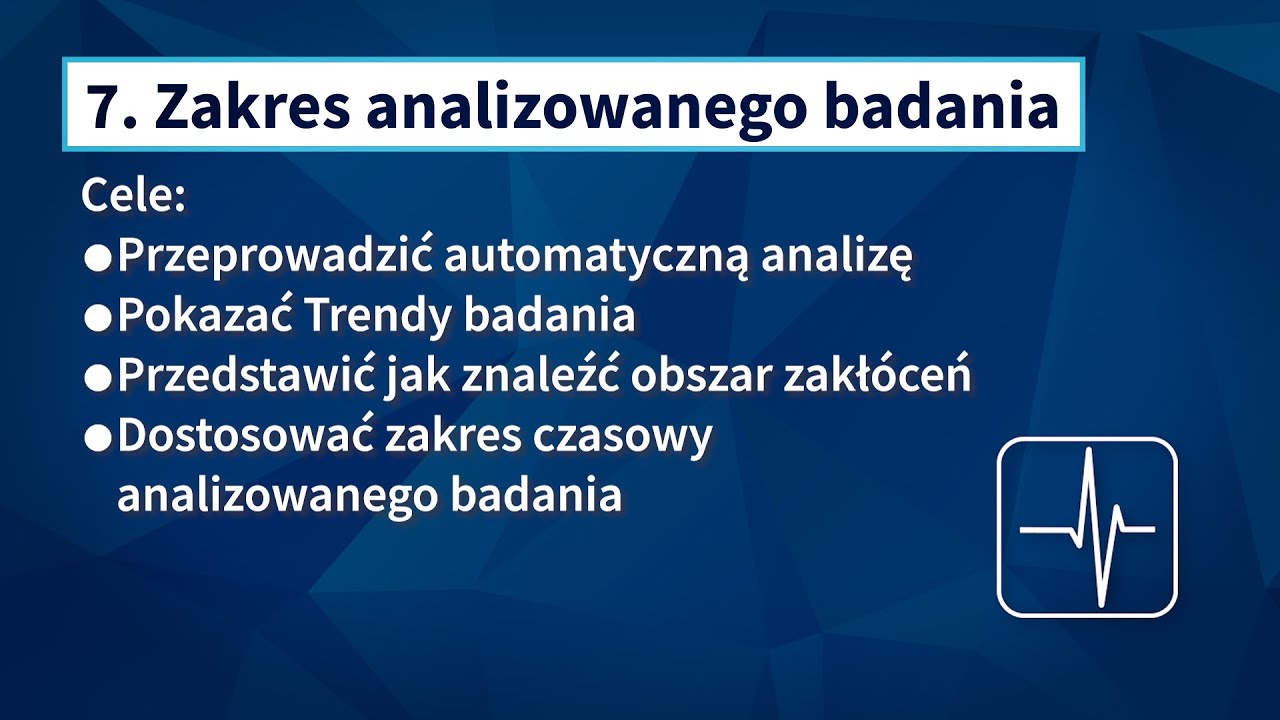Poradnik HolCARD 24W #7: Zakres analizowanego badania; Holter EKG ASPEL AsPEKT 712