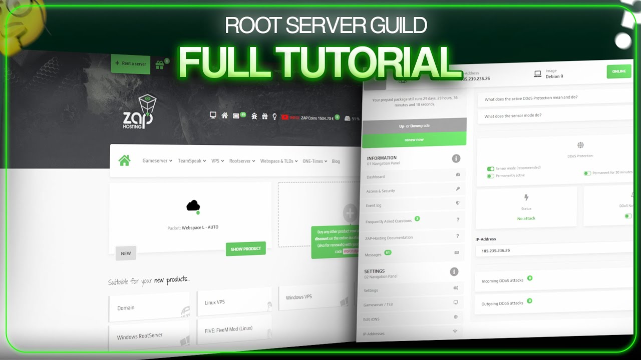 How to Use Zap Hosting VPS (Root Server) &ndash; Full Beginner Guide!