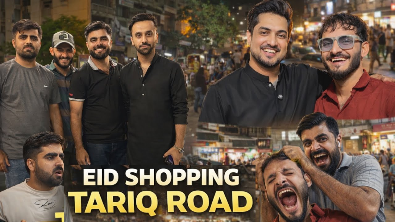 Big Surprise🥳at Tariq Road! Met ARY Anchors Iqrar Ul Hassan & Waseem Badami 😍🔥SamNisar Vlog 