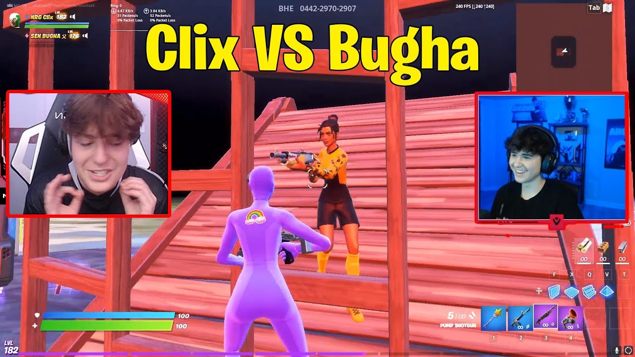 Clix VS Bugha 1v1 Buildfights!! - Fortnite 1v1