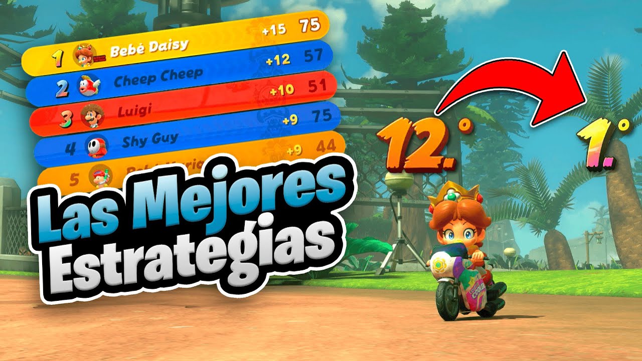 Las 2 decisiones que hacen que GANES casi todas las carreras en Mario Kart!