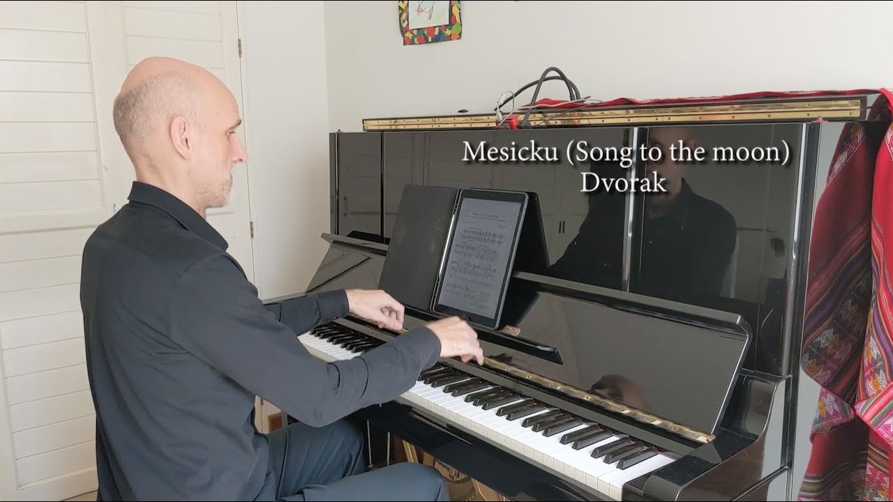 Mesicku - Song to the moon - Dvorak - Rusalka - karaoke - accompaniment