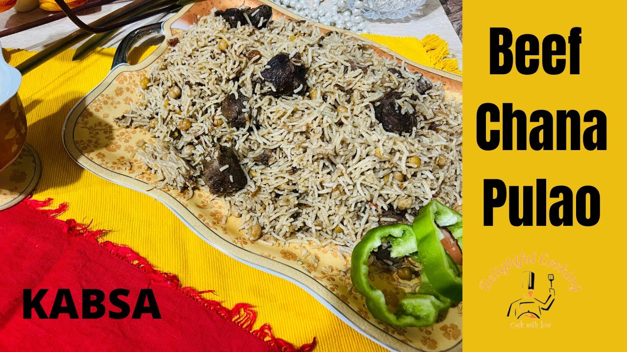 Beef Chana pulao Recipe | Degi chana Pulao | Camel meat Pulao