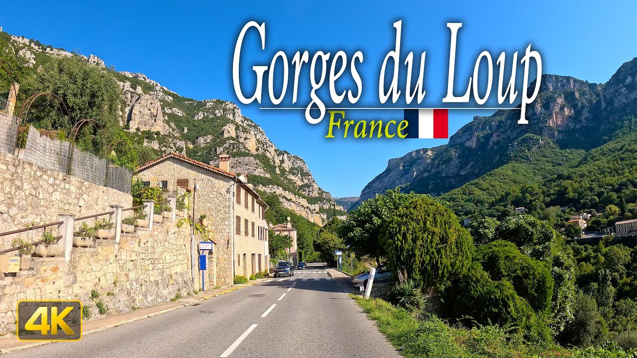 Driving through the Gorges du Loup (Loup Canyon) in Southern France 🇫🇷