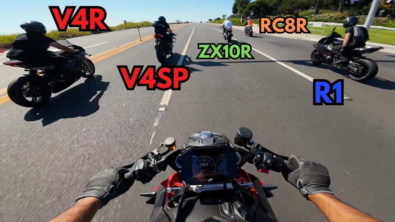 My New Bike Keeping Up with Superbikes…