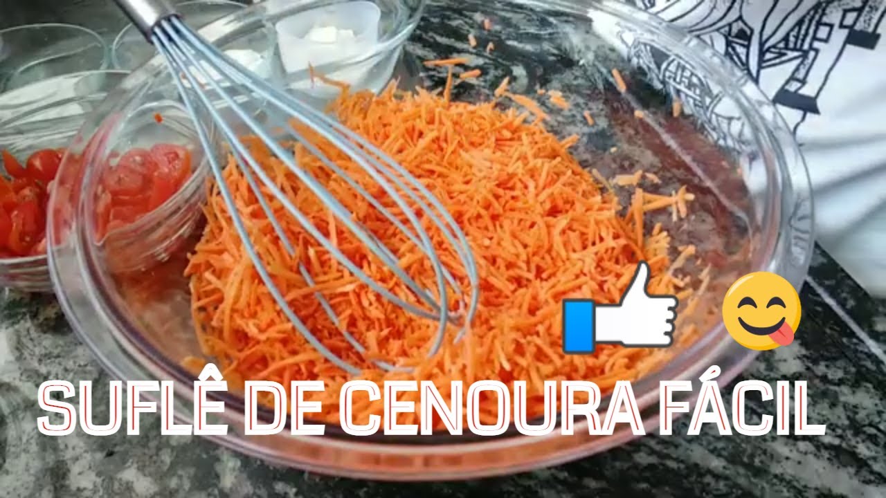 SUFLÊ DE CENOURA SIMPLES COMO FAZER | COZINHA NUNES