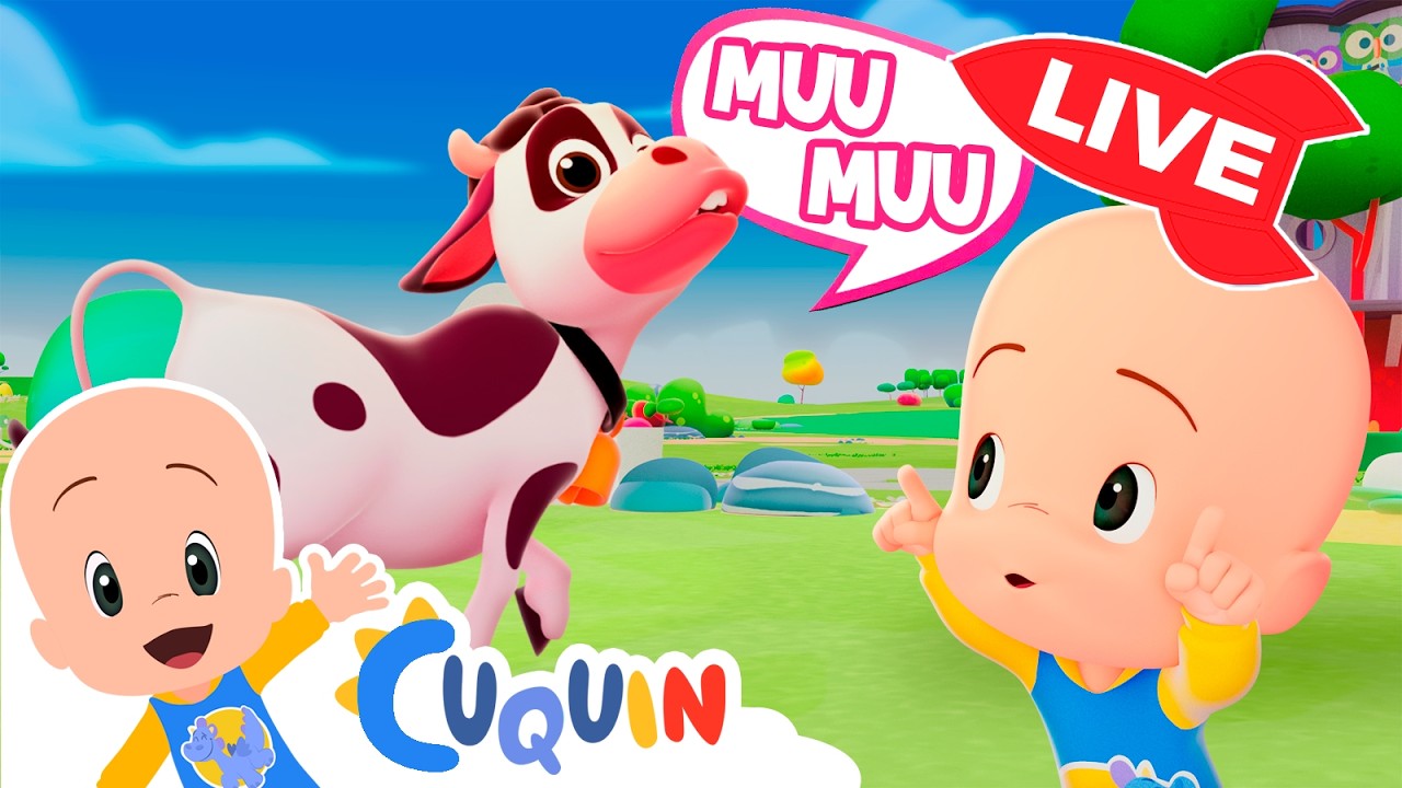 🔴 DIRECTO 🔴 Canciones infantiles y vídeos educativos de Cleo y Cuquín