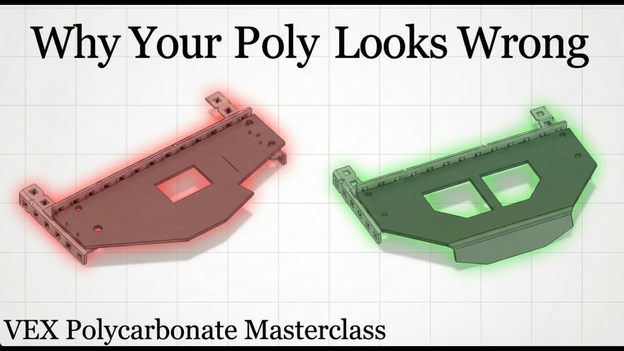 We Ran the Same Bot for 5 Months. Here's How we CAD | Advanced Poly Tutorial | VEX Push Back