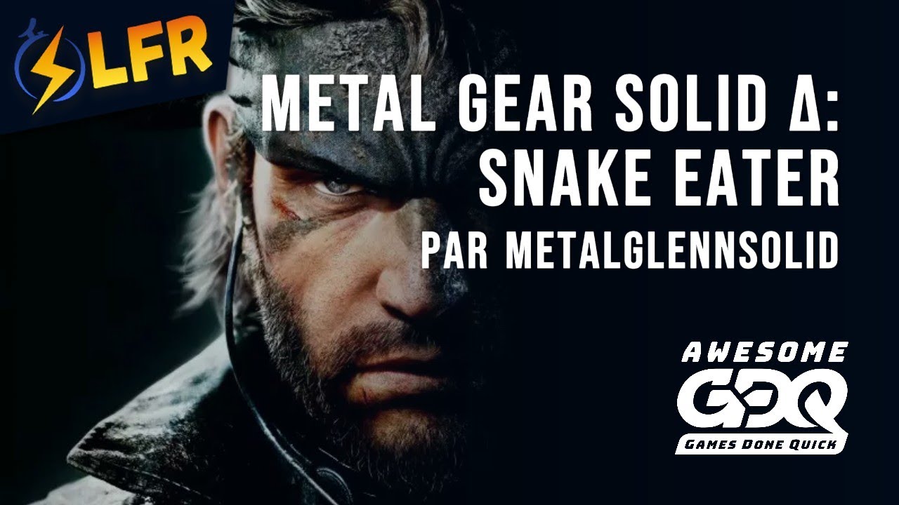 Metal Gear Solid Δ: Snake Eater en 1:03:02 (Any% (European Extreme)) [AGDQ2026]